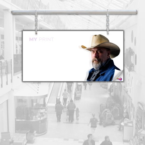 Banderole & bâche pub rétro éclairée R/V B1 510g - Creek