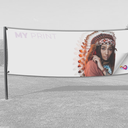 Banderole & bâche pub standard 510g - Apache