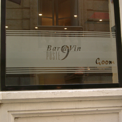 Adhésif découpé 1 couleur longue durée dépoli - Jerusalem