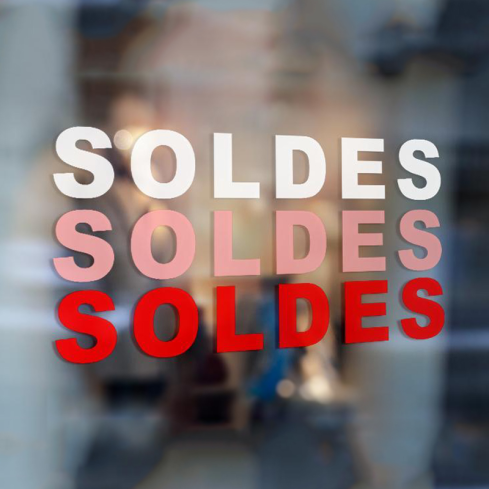 Lettrage adhésif pub imprimé - Jéricho