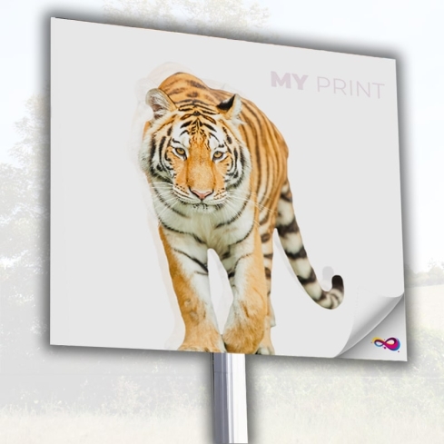 Panneau enseigne plat Alu-dibon - Vinci