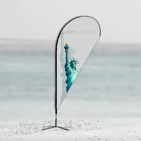 Beach flag, flamme & voile pub - Loki