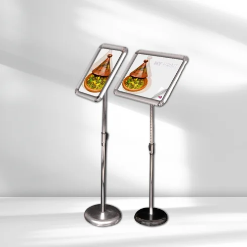 Support affichage intérieur cadre clic sur pied - Hermes