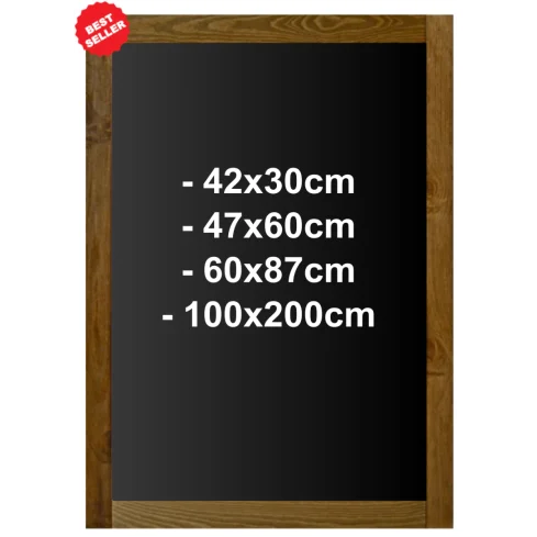 Tableau ardoise mural bois plat - Euronotos