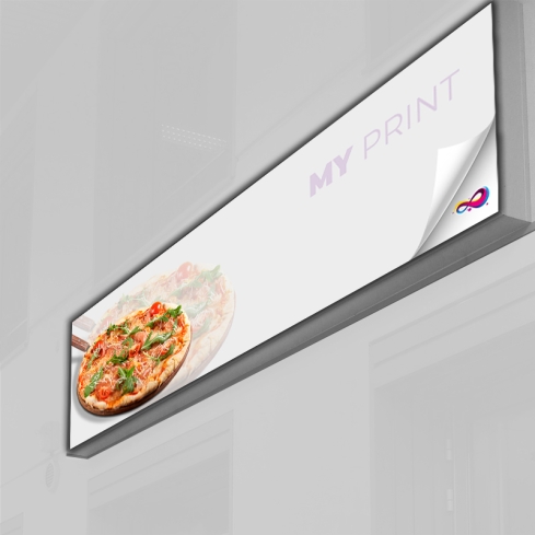 Adhésif publicitaire lumineux diffusant longue durée - Micmac