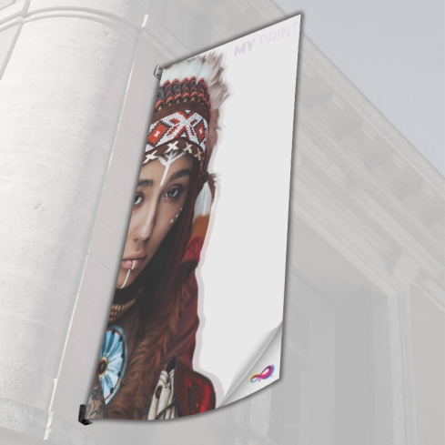 Banderole & Bâche pub R°/V° opaque B1 650g - Ute