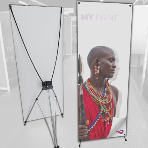 Banderole & bâche pub opaque stand HD 440g - Blackfoot