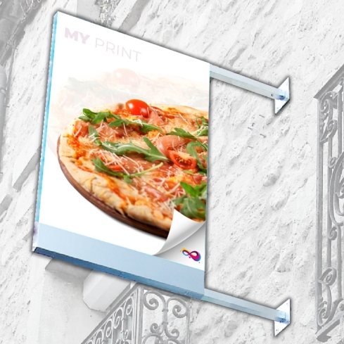 Enseigne drapeau plate - Charlemagne