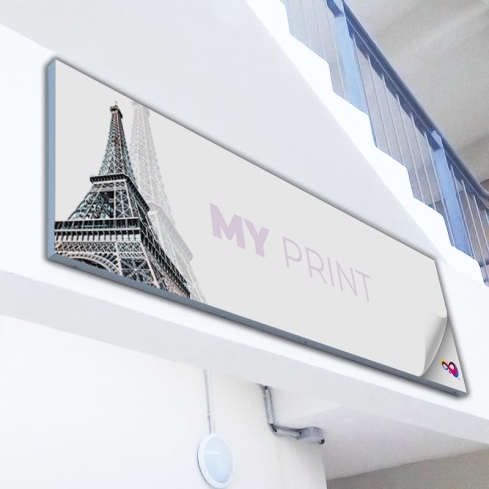 Enseigne pliée alu - Napoléon