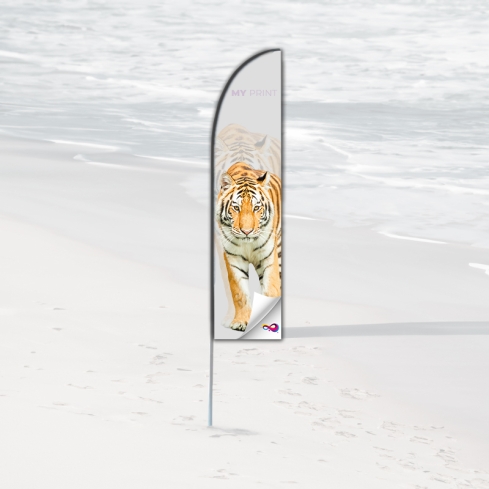 Beach flag, flamme & voile pub - Odin