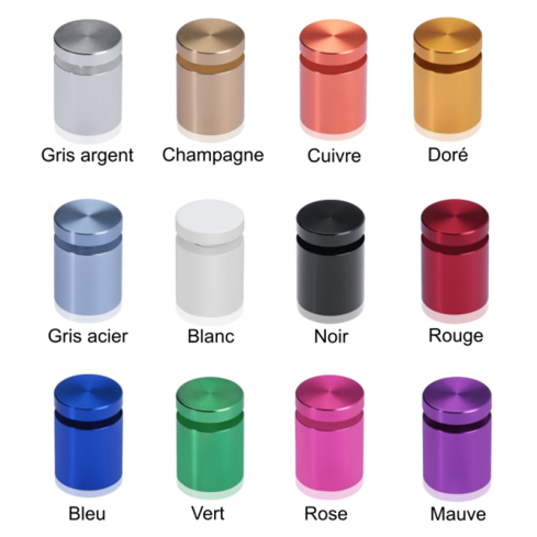 Cache vis et entretoise alu - Thermopyles