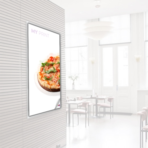 Panneau publicitaire carton plume intérieur - Berbère