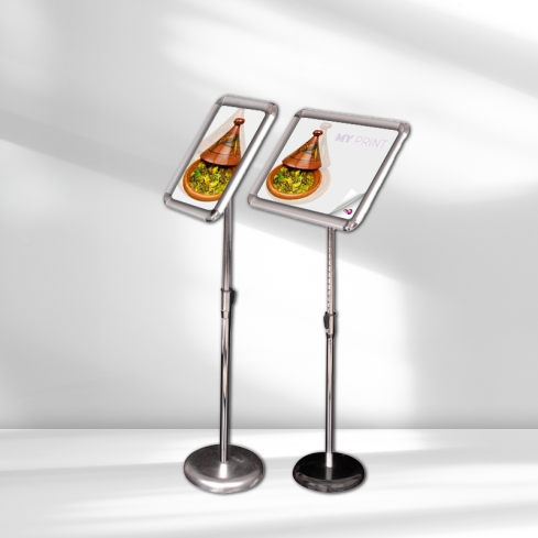 Support affichage intérieur cadre clic sur pied - Hermes