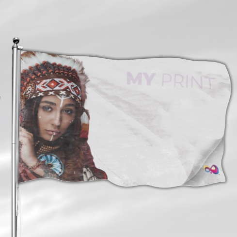 Tissu drapeau pavillon HD B1 115g - Cherokee