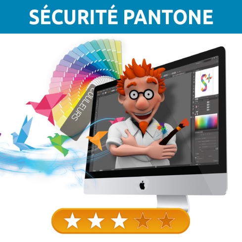 Sécurité impression couleur PANTONE - Stonehenge